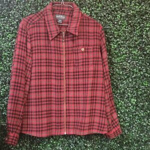 Woolrich Classic Red and Black Plaid Shacket